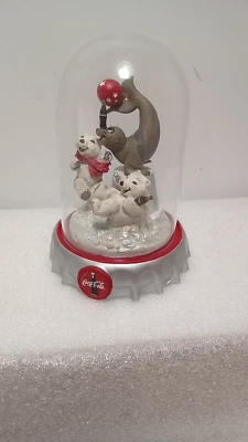 FRANKLIN MINT COCA COLA  POLAR BEARS - -NORTH POLE PLAYMATE - Image 1 of 4