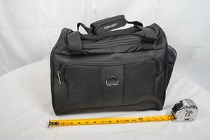 Delsey Luggage Illusion Personal Carry-On Bag Tote 15" x 10" x 10" Black - Picture 1 of 4