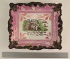 Sunderland pink-lustre plaque. ‘The Sailor’s Return’. Garrison Pottery