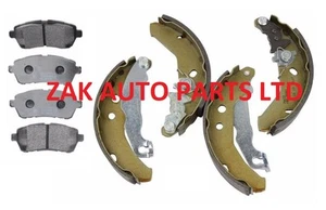 FOR FORD FIESTA MK7 (08-13) 1.25 1.4 1.6 & TDCi FRONT BRAKE PADS & REAR SHOES - Picture 1 of 1