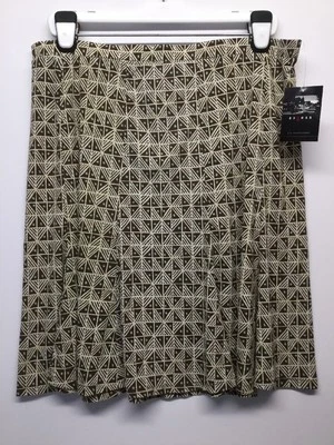 NUEVO CON ETIQUETAS AXCESS SANDY OASIS HERMOSA FALDA ACAMPANADA TALLA GRANDE Foto 1 de 4