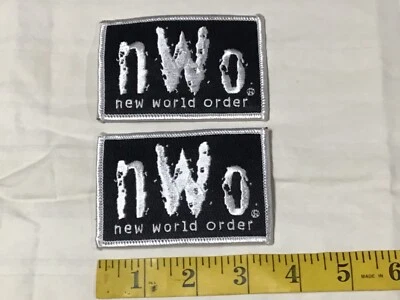 ONE (1) Vintage 1998 N.W.O. World Champion Wrestling NEW WORLD ORDER Patch NWO - Image 1 of 3