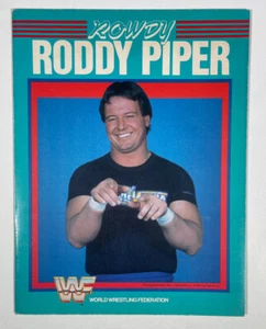 Vintage Rowdy Roddy Piper 1985 Titan Sports WWF Portfolio Folder WWE Wrestling - Picture 1 of 3