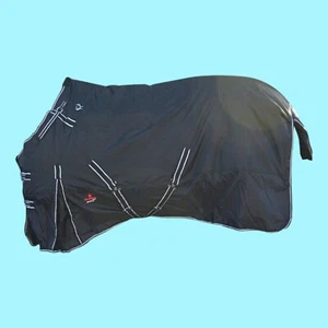 Nuevo Hilason 1200D Impermeable Participación Miniatura Caballo Alfombras Invierno Manta Negro - Imagen 1 de 10