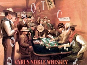 ANTICA STAMPA FOTOGRAFICA REPRO 8X10 CYRUS NOBILE WHISKY BOURBON PUBBLICITÀ #2 - Foto 1 di 1