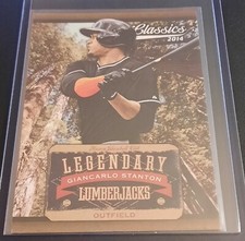 2014 Panini Classics Legendary Lumberjacks Insert MIKE GIANCARLO STANTON #17 