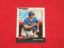MARK TEIXEIRA RANGERS 2001 DONRUSS ROOKIES RC #R91 (B-2057)