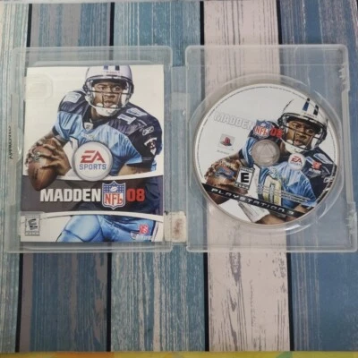 Madden NFL 08 (Sony PlayStation 3, 2007) PS3 Game, Manual & Generic Case - Image 1 of 4