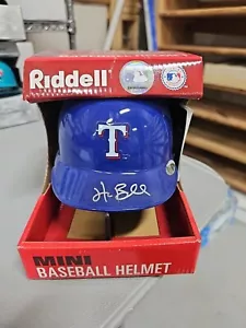 HANK BLALOCK just Minor Mini Helemet Auto Texas - Picture 1 of 1