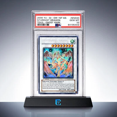 For Display - PSA 10 Stardust Dragon | Yugioh TDGS-EN040 Ghost Rare 1st Ed. - Image 1 of 4