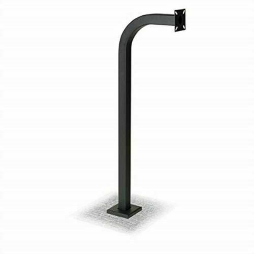 48" Heavy Duty Steel Gooseneck Keypad Pedestal Pad Mount Stand