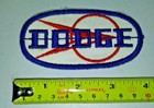 VINTAGE Embroidered Automotive Gasoline Patch UNUSED - DODGE 