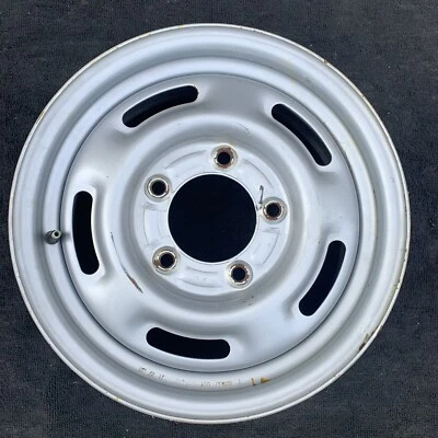 2001 2002 01 02 KIA SPORTAGE 15” SPARE STEEL WHEEL RIM OEM FACTORY Q - Image 1 of 4