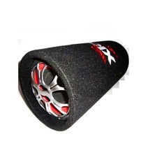 SUBWOOFER AMPLIFICATO ATTIVO CASSA BASS REFLEX SOTTO SEDILE AUTO TUNING 300 WATT