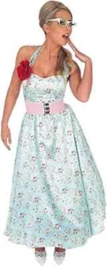 NEW Ladies 1950s Fancy Dress Day Dress Costume 50s Rock n Roll Outfit UK 16 -18 - Picture 1 of 1