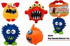 FUN Dog Toy squeaky monster chew toy tough and durable - various colours