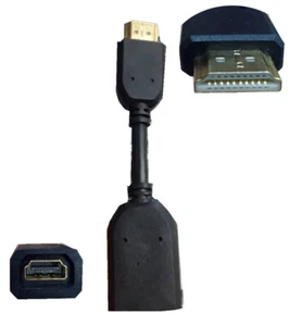10CM HDMI Extension Cable Adjustable HDMI Male To Female Extension Adapter - Picture 1 of 1