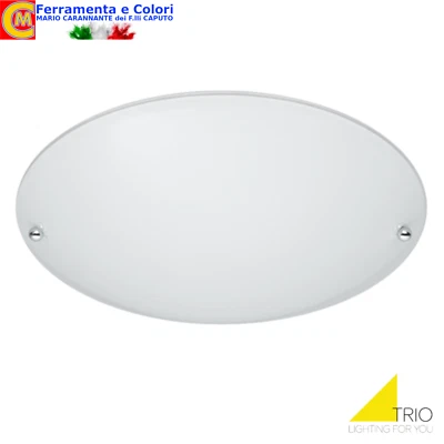 Plafoniera a Parete a Soffitto Vetro Satinato E27 MAX 40W  ? 25cm Bianco Opaco - Immagine 1 di 2
