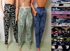 💙 Leggins viele Muster 💙 KLEIDUNG für Mode Puppen: NORMAL, VINTAGE, CURVY - Bild 1 von 60