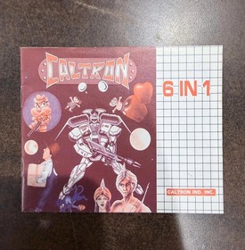 Caltron 6 in 1 Nintendo NES Manual Only - Extremely Rare Excellent Condition!