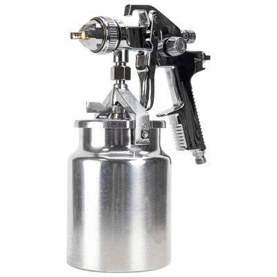 SIP Suction Feed Air Spray Gun HVLP Paint 1.8mm Nozzle Mirage 14.7CFM 1L Cup - Image 1 of 2