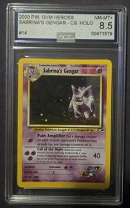2000 Pokemon Gym Heroes Holo #14 Sabrina's Gengar AGS 8.5 - Bild 1 von 4