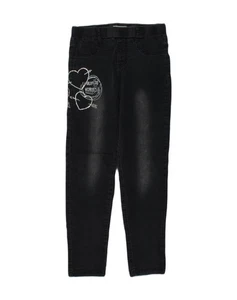 DESIGUAL Girls Jegging Jeans 11-12 Years W26 L26 Black Cotton AE06 - Picture 1 of 3