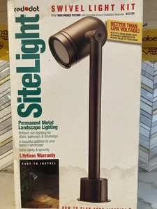 SiteLight Swivel light kit 17.5 high bronze fixture ground installation material - Picture 1 of 4
