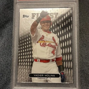 2013 FINEST #19 YADIER MOLINA CARDINALS PSA 10 - Bild 1 von 4