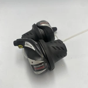 Shimano Revoshift Twist Grip Hybrid Bicycle Shifters 3x7 Speed Used Bike Slrs36 - Picture 1 of 5
