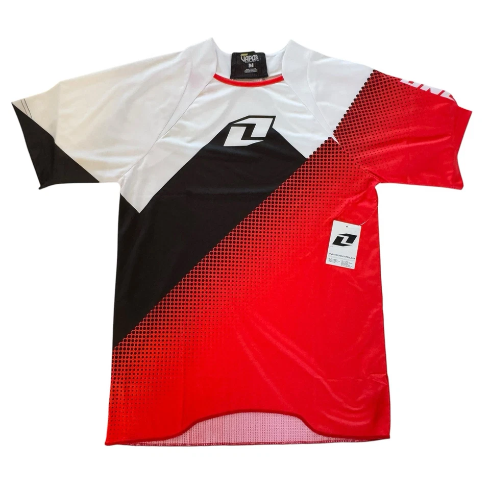 NUEVO CON ETIQUETAS One Industries MTB Vapor Camisa Manga Corta Hombre’s M Performance BMX Bicicleta Foto 1 de 4