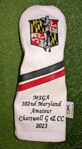 Cubierta de cabeza de madera de calle Sunfish personalizada Maryland amateur MSGA BANDERA MARYLAND - Imagen 1 de 4