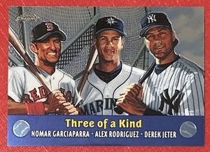 2000 Topps Chrome Three of A Kind Derek Jeter Alex Rodríguez Garciaparra #TC5  - Imagen 1 de 3