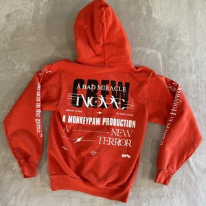 NOPE MOVIE x JIDE OSIFESO Orange HOODIE XS Daniel Jordan Peele Horror - Bild 1 von 7