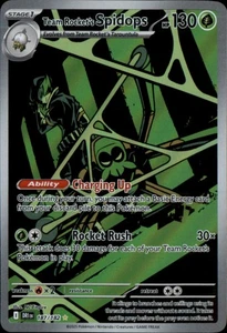 Team Rocket's Spidops Holo Illustration Rare SV10: Destined Rivals 187/182 NM - Picture 1 of 2