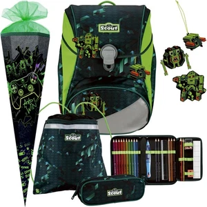 CUBES - Pixel - Scout Alpha ® Schulranzen-Set 5tlg. - Schultüte N Gratis dazu - Bild 1 von 12