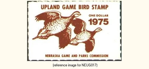 HALFPRICEHUNT Nebraska Upland Game 1975 $1.00 - Image 1 of 1