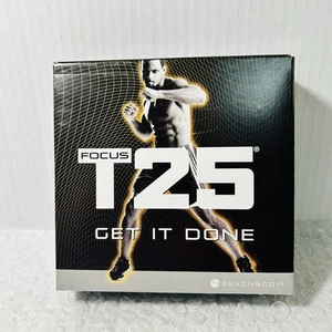 BeachBody Focus T25 Get It Done DVD Set Alpha & Beta 9 Disc Base Complete Set - Imagen 1 de 12