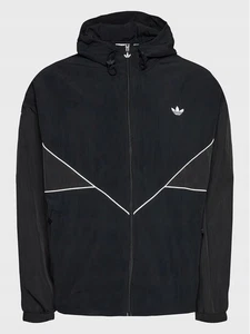 Adidas Schwarz Herren Adicolor Seasonal Archive Windbreaker Jacke mit Kapuze L - Bild 1 von 10