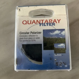 "Quantaray" Circular polarizer Camera Filter 52mm - Excellent Condition - Picture 1 of 2