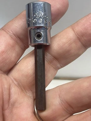 MAC TOOLS 3/8" DRIVE 6MM METRIC HEX ALLEN BIT SOCKET DRIVER  MADE IN USA XD6mm - Image 1 of 4