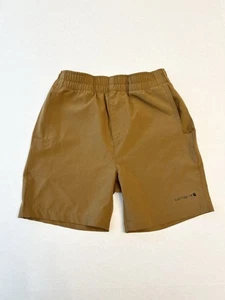 Carhartt Force Work Shorts Kids Size 5 Classic Carhartt Brown Fast Drying - Picture 1 of 7
