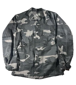 Propper Military Field Jacket Urban Camouflage Medium Long Mens Gray Camo Coat - Picture 1 of 4