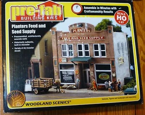 Woodland Scenics HO #5181 Planters Feed & Seed Supply (kit) - Picture 1 of 1