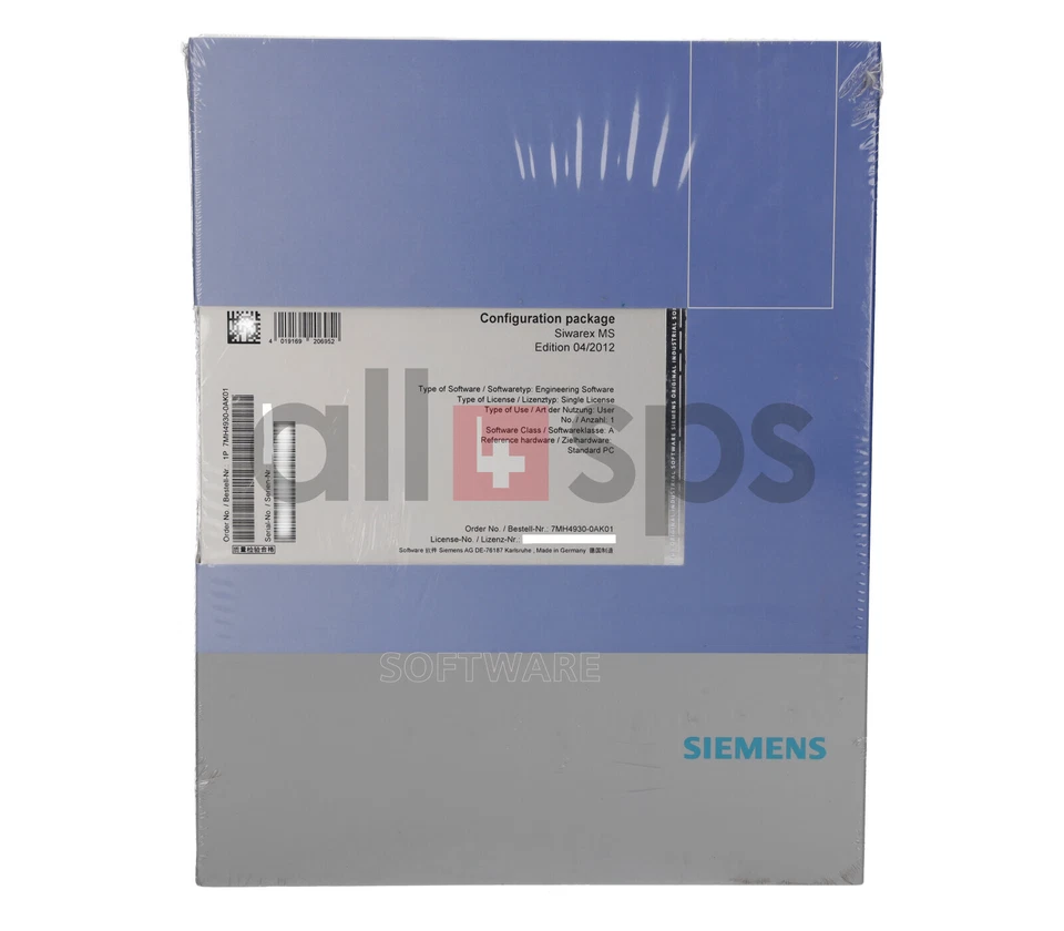 SIEMENS PROJEKTIERUNGSPAKET SIWAREX MS - S7-200 - 7MH4930-0AK01 (NS) - Bild 1 von 1