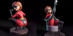 Resin model kit for Super Hero Helen Parr "Elastigirl" Sculpted by Torrida - Picture 1 of 12