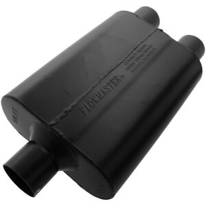 Flowmaster Super 44 Series Chambered Muffler, 2.50" Center In / Dual Out