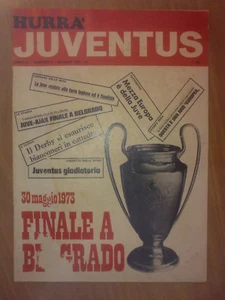 Programme RARE AJAX Netherlands - JUVENTUS Italy 1973 EUROPEAN CUP FINAL HURRA - Picture 1 of 1