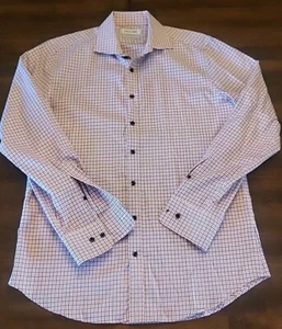 Twillory Dress Shirt Mens 16.5 36/37 Button Up Non Iron Safe Cotton Tailored Fit - Picture 1 of 15