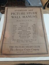 Everyday Art American Crayon Company Crayola Vintage 1936 Art Wall Manual